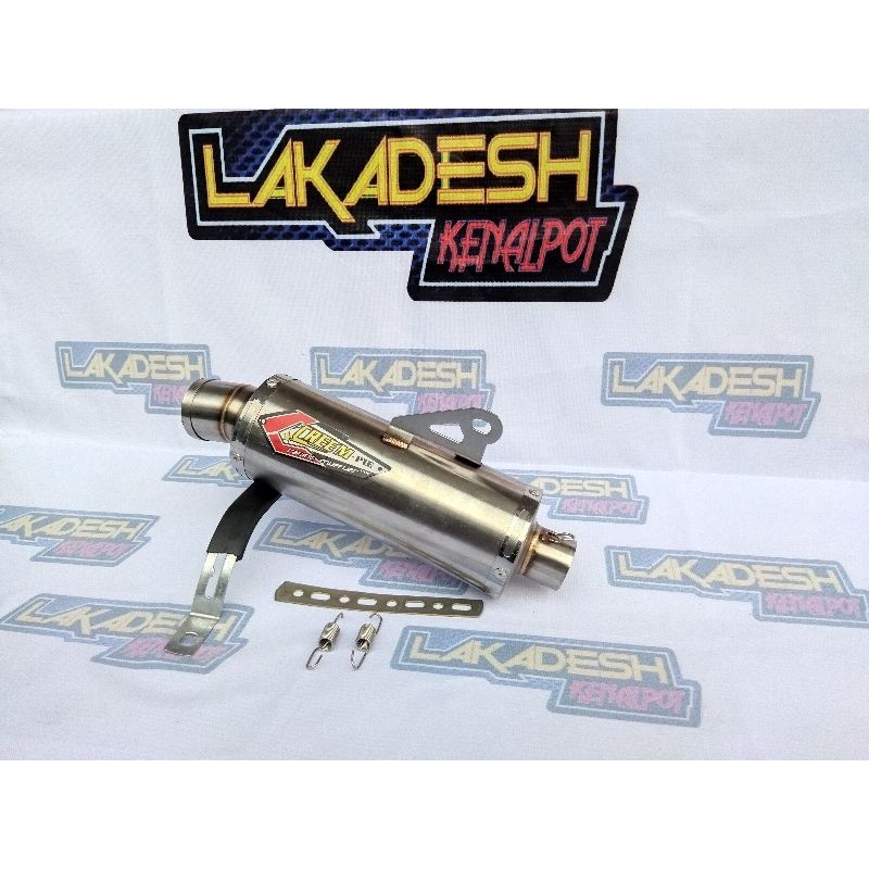 SILENCER (ONLY) KNALPOT CREAM PIE (INLET 38/50) BEAT MIO VARIO AEROX SCOOPY NMAX PCX ADV LEXI DLL