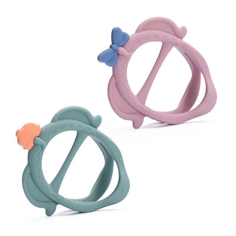 Teether gelang Bracelet silicone mainan gigitan Bayi