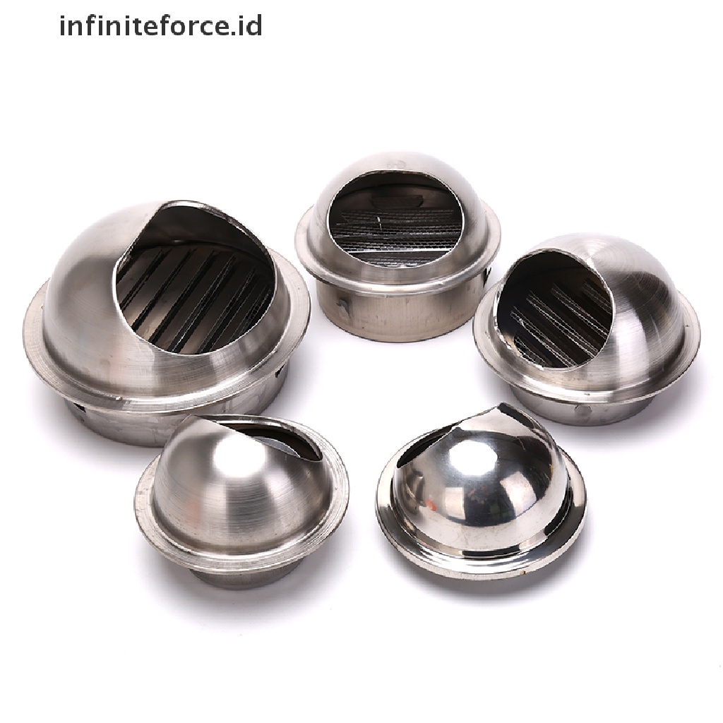 1 Pc Ventilasi Udara Bahan Stainless Steel Untuk Dinding Langit-Langit