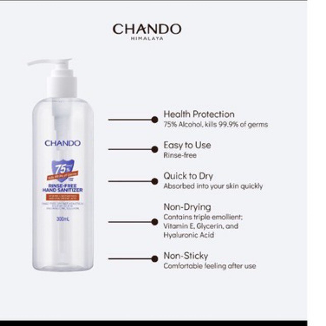 Hand Sanitizer CHANDO 300 ML