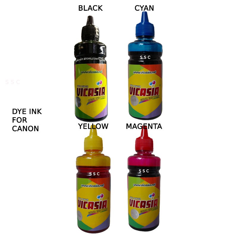 B_   Tinta Refill Vicasia Ink 100mL For Canon