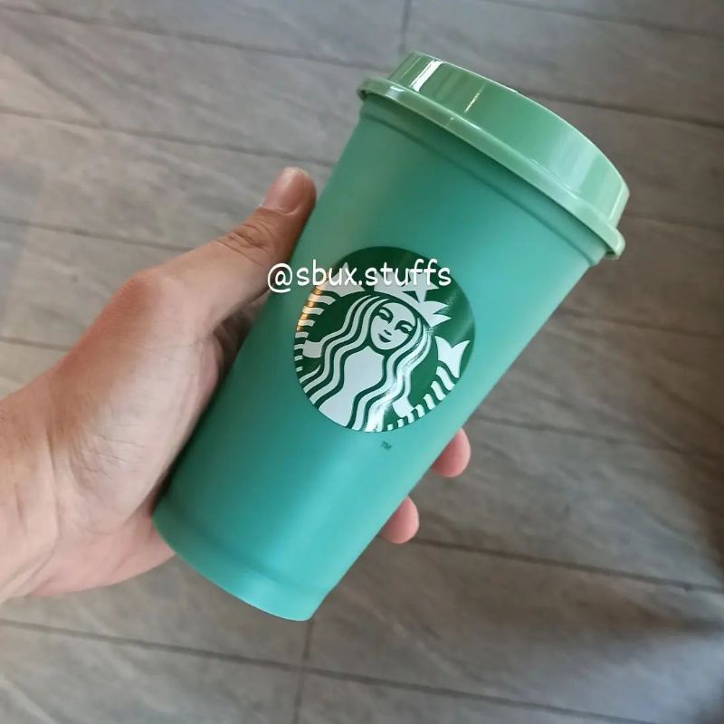 Starbucks Tumbler Reusable Hot Cup Spring Matcha Green To Pink 2022