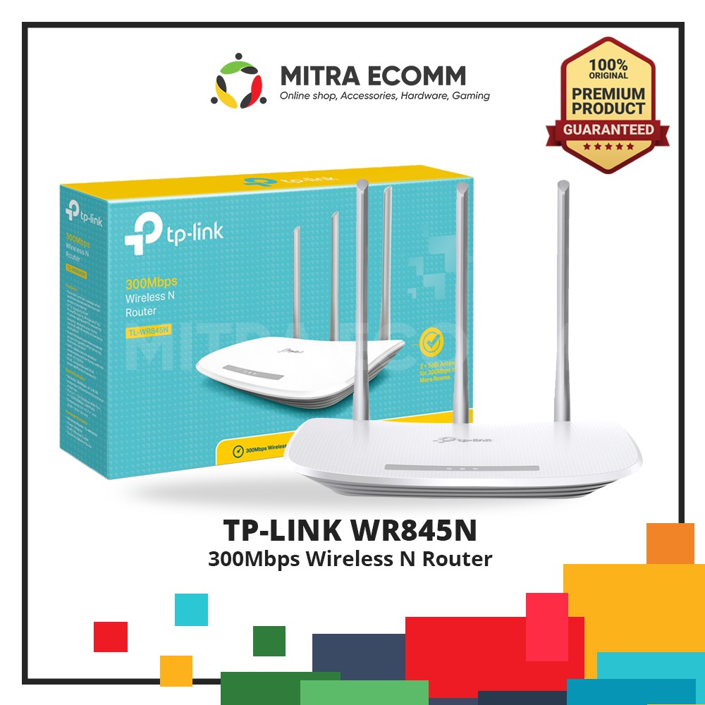 Jual TP-LINK TL-WR845N 300Mbps Wireless N Router TP LINK TPLINK TL ...