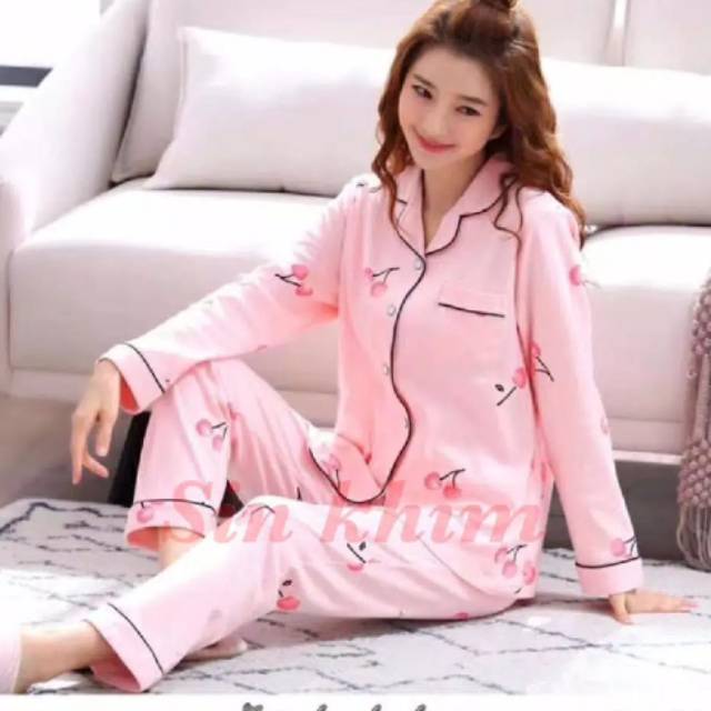 Piyama impor / baju tidur panjang / baju tidur kore / baju tidur impor