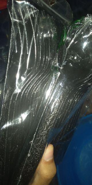 Garpu Makan Plastik Hitam 25 Pcs Motif Batik