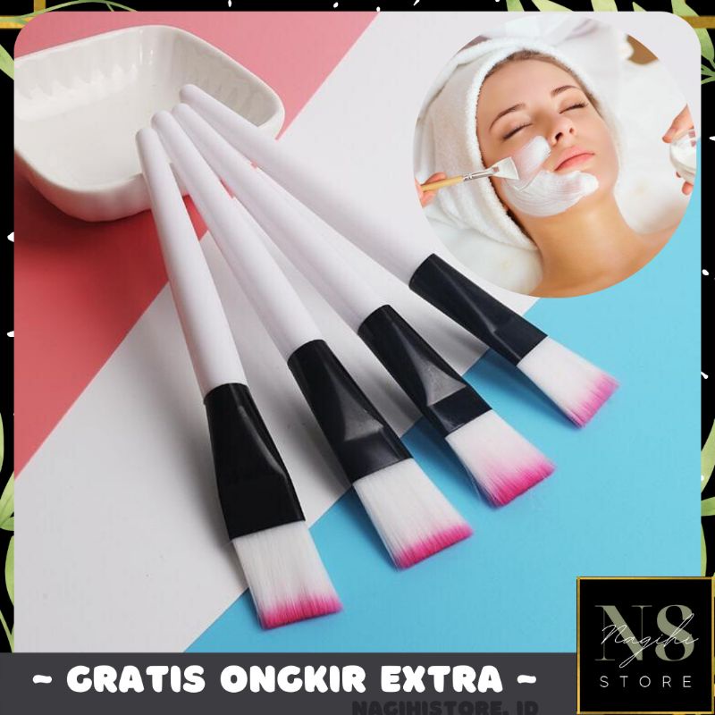 ✨NAGIHI✨ Kuas Masker 1 PC / Make Up Brush / Kuas Wajah / Kuas Make Up / Kuas Bulu Pink / Brush