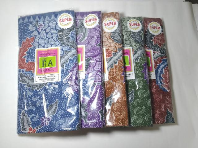 Ratu Adil Batik Halus Kain Tradisional Samping Selendang Panjang untuk Seserahan Pernikahan