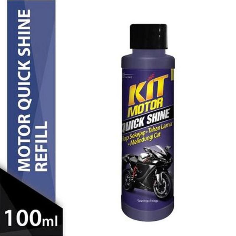 Kit Motor Quick Shine 100Ml Refil Praktis Pengkilap Body Motor Murah