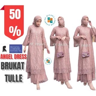 Image of ANGEL DRESS BRUKAT TULLE / DRESS MUSLIM BCB