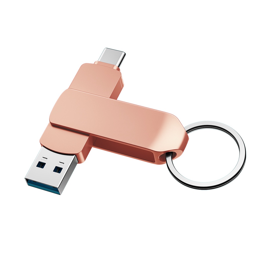 Flashdisk OTG USB Tipe c 1TB 2 in 1 Bahan Metal Untuk Android / Laptop