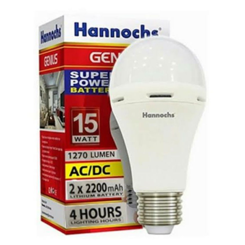 Hannochs - Hanoch Lampu Emergency LED AC/DC Genius - 10 wat