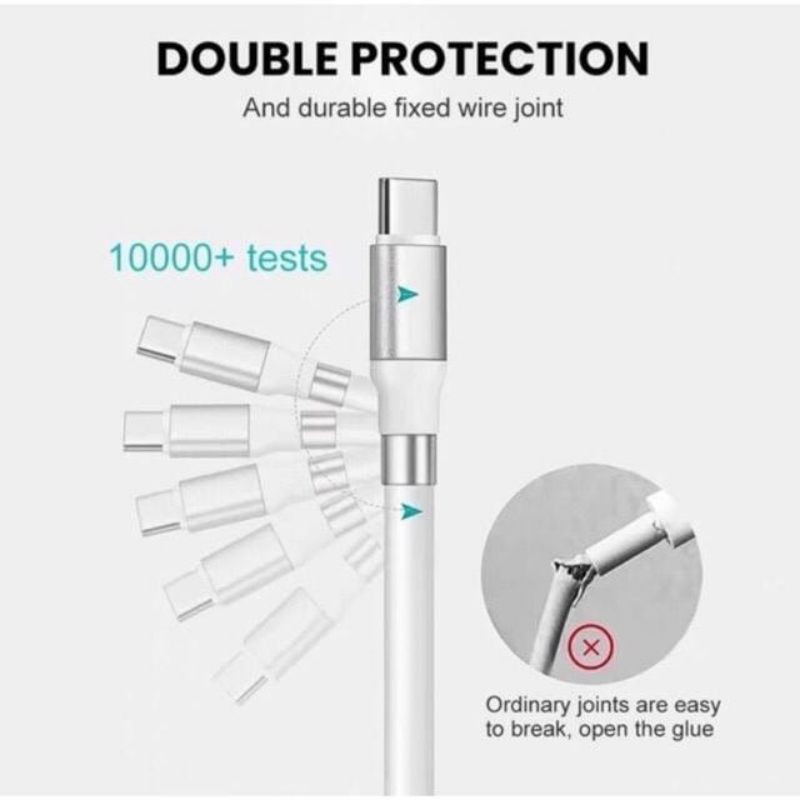 hokkiterus21 KABEL DATA GULUNG magnet fast charging iphone micro type c usb lightning magnetic ori