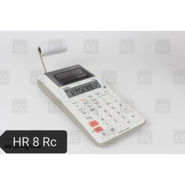 

Kalkulator Calculator Casio HR 8 C asli original bergaransi