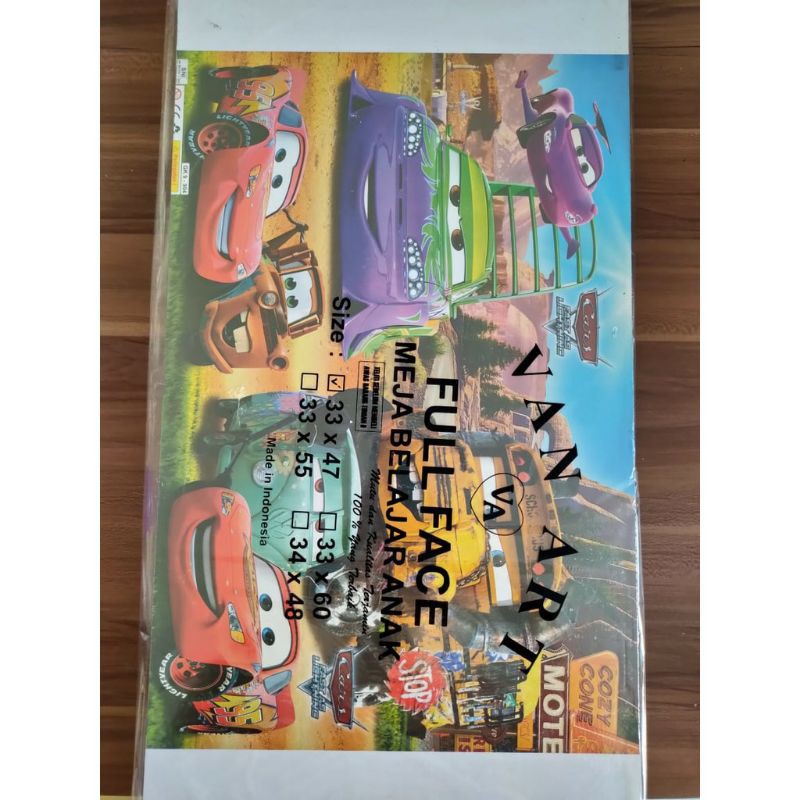 Meja Belajar lipat Karakter PREMIUM BESAR(33x60)