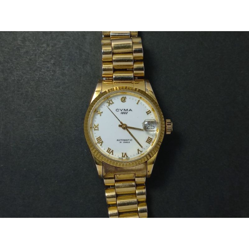 Rare and Vintage Cyma 1862 Swiss Automatic Watch