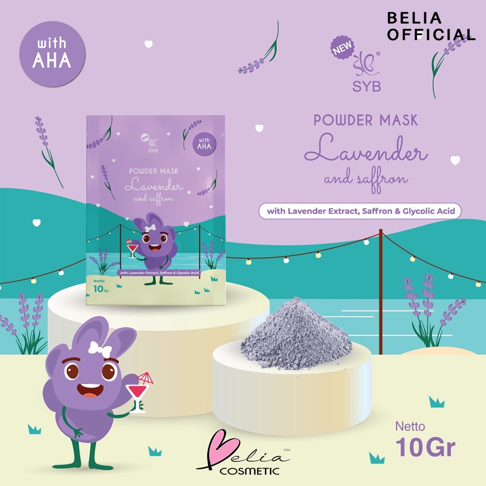 ❤BELIA❤ SYB Powder Mask 10g Sachet | Powder Mask | Masker Wajah | Masker Bubuk | Face Mask