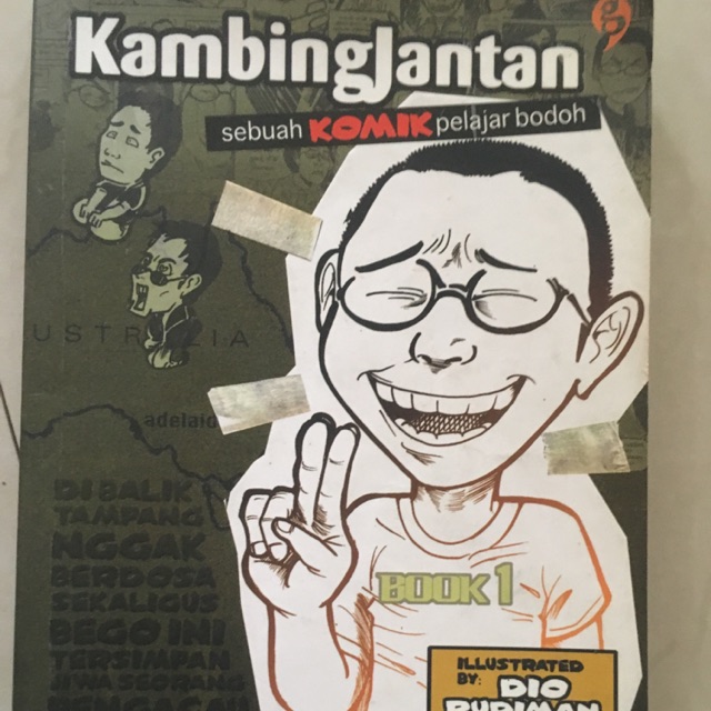 Kambing Jantan, sebuah komik pelajar bodoh oleh Raditya Dika