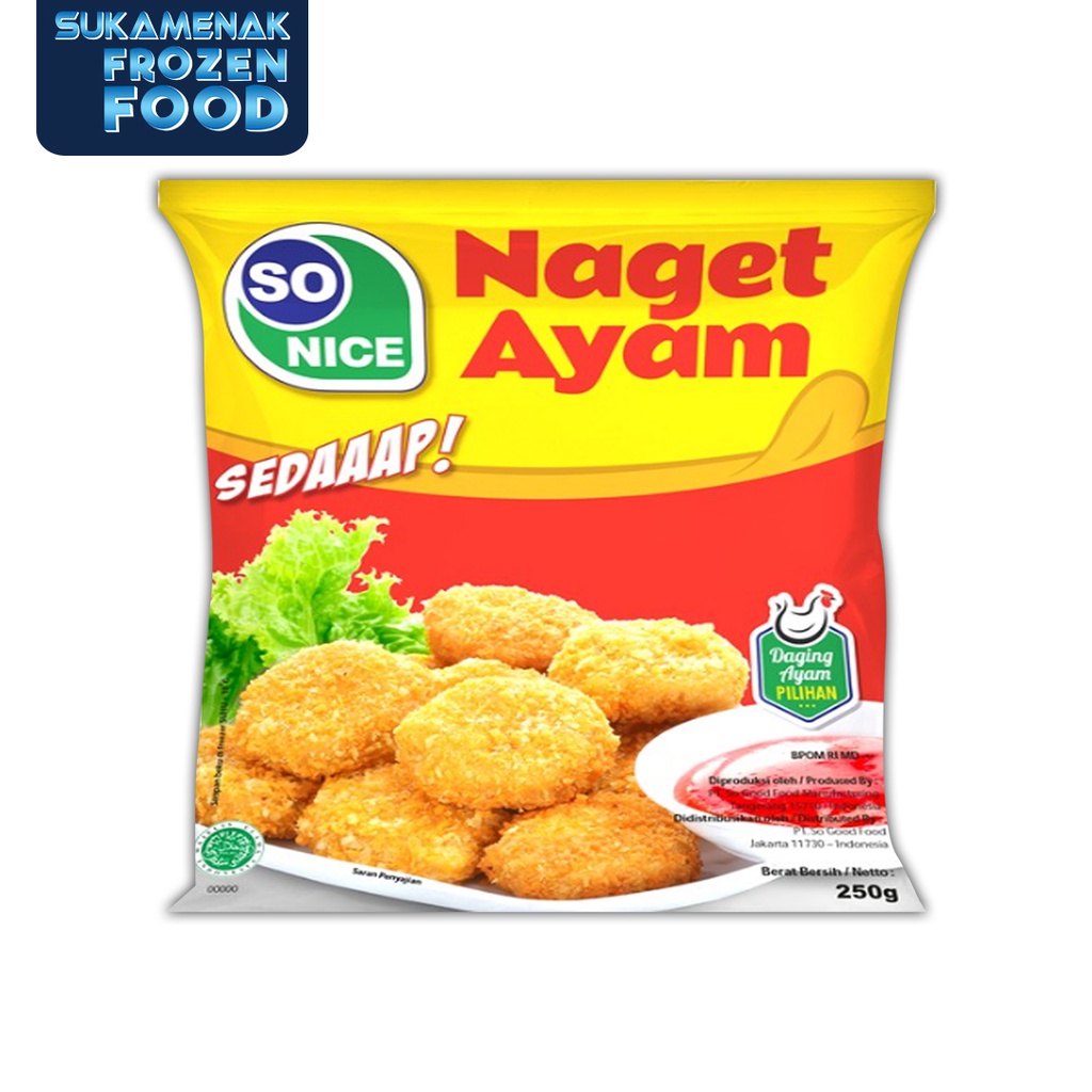 

SO NICE Naget Ayam 250gr