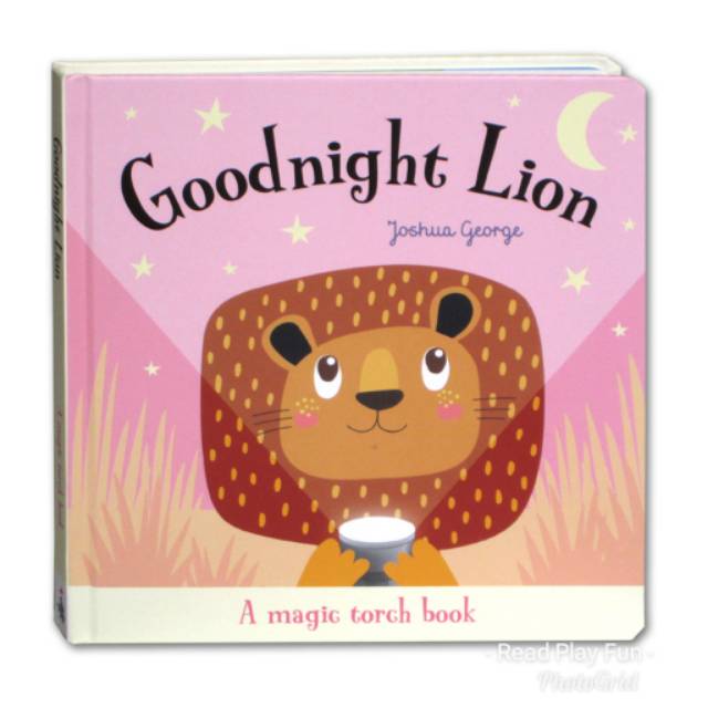 Good Night Lion Board Book (A Magic Torch Book) 