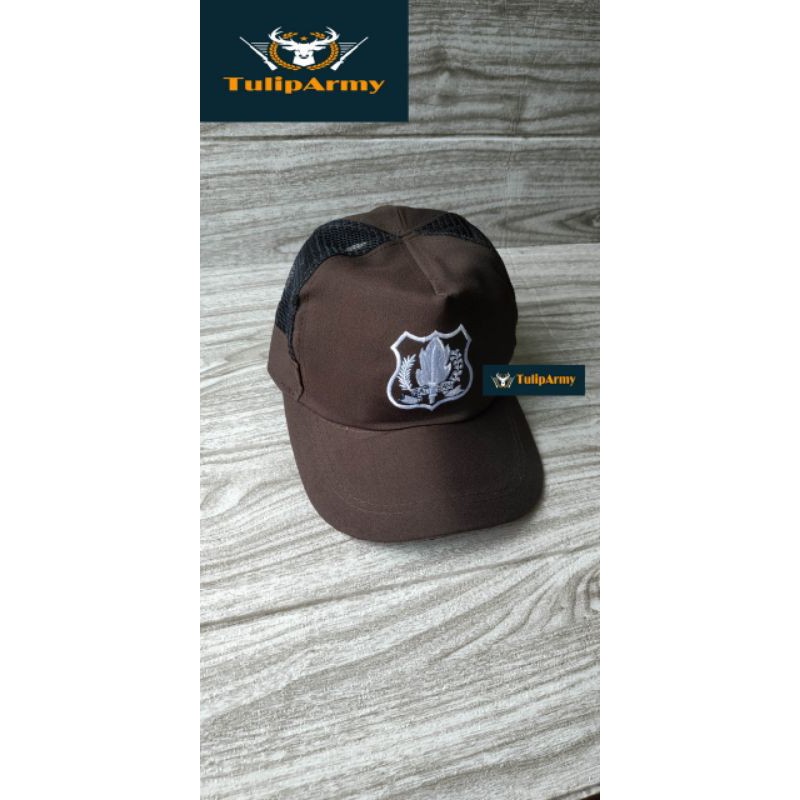 Topi Satpam coklat larici