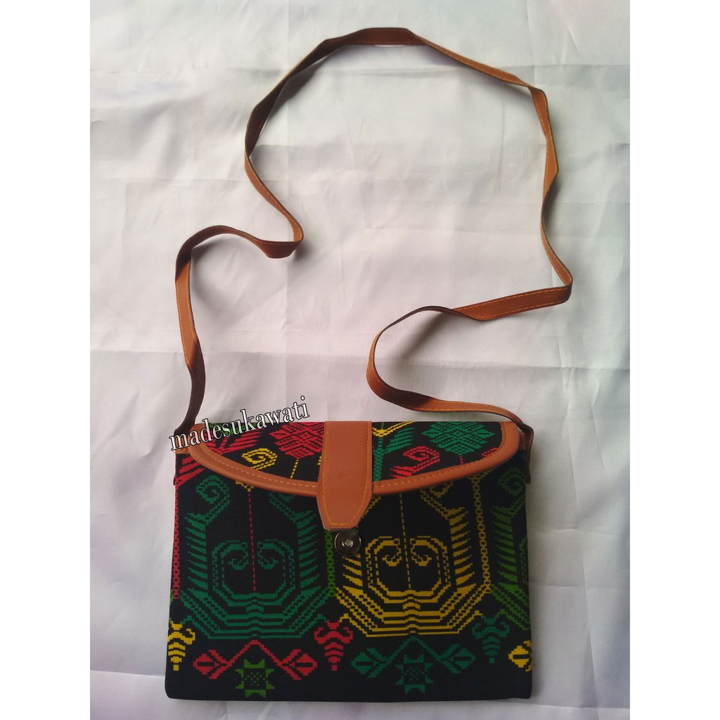 Tas Dompet selempang songket bali