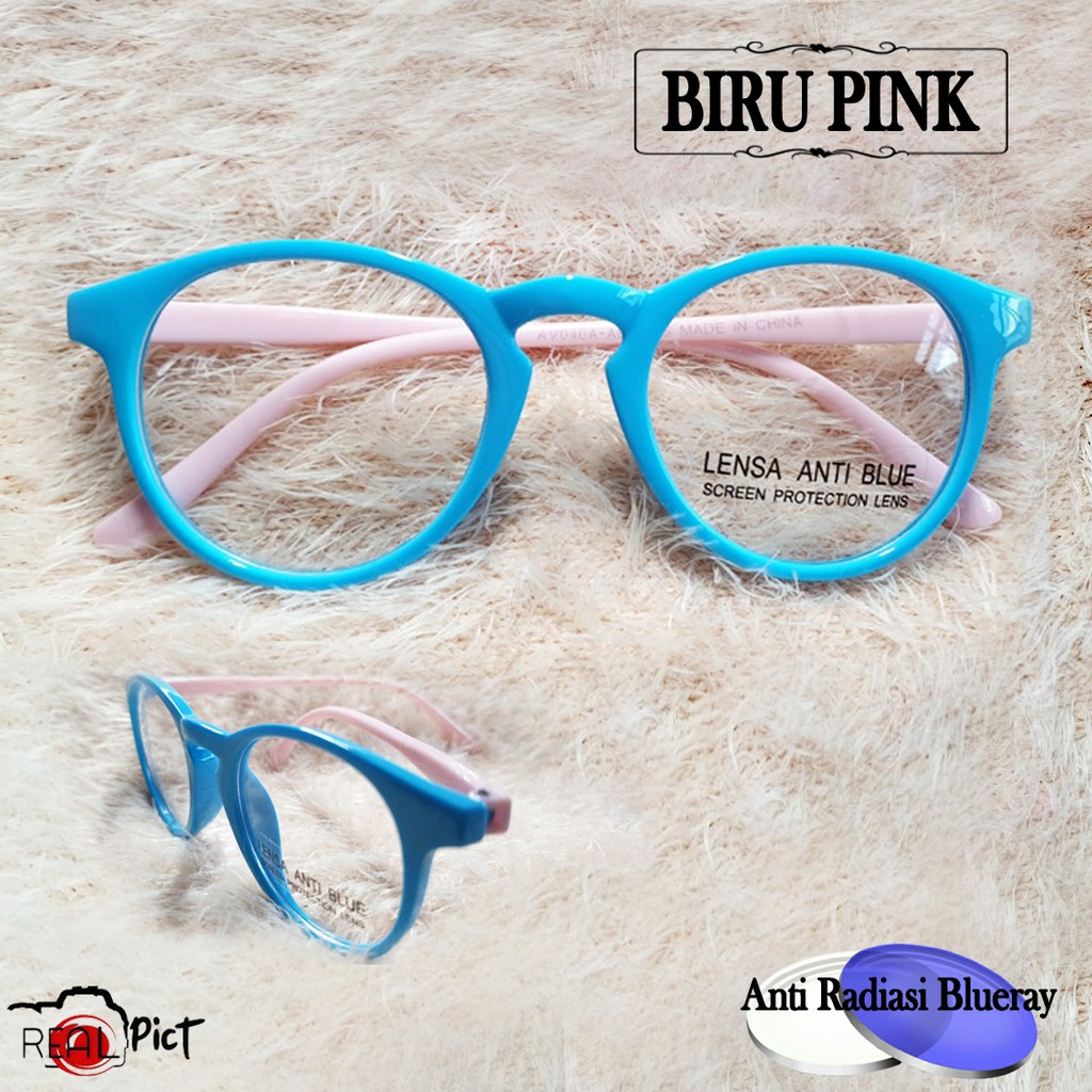 Kacamata Anak Anti Radiasi Blue Ray (Design Korea) Laki-laki &amp; Perempuan Kacamata Komputer Glasses