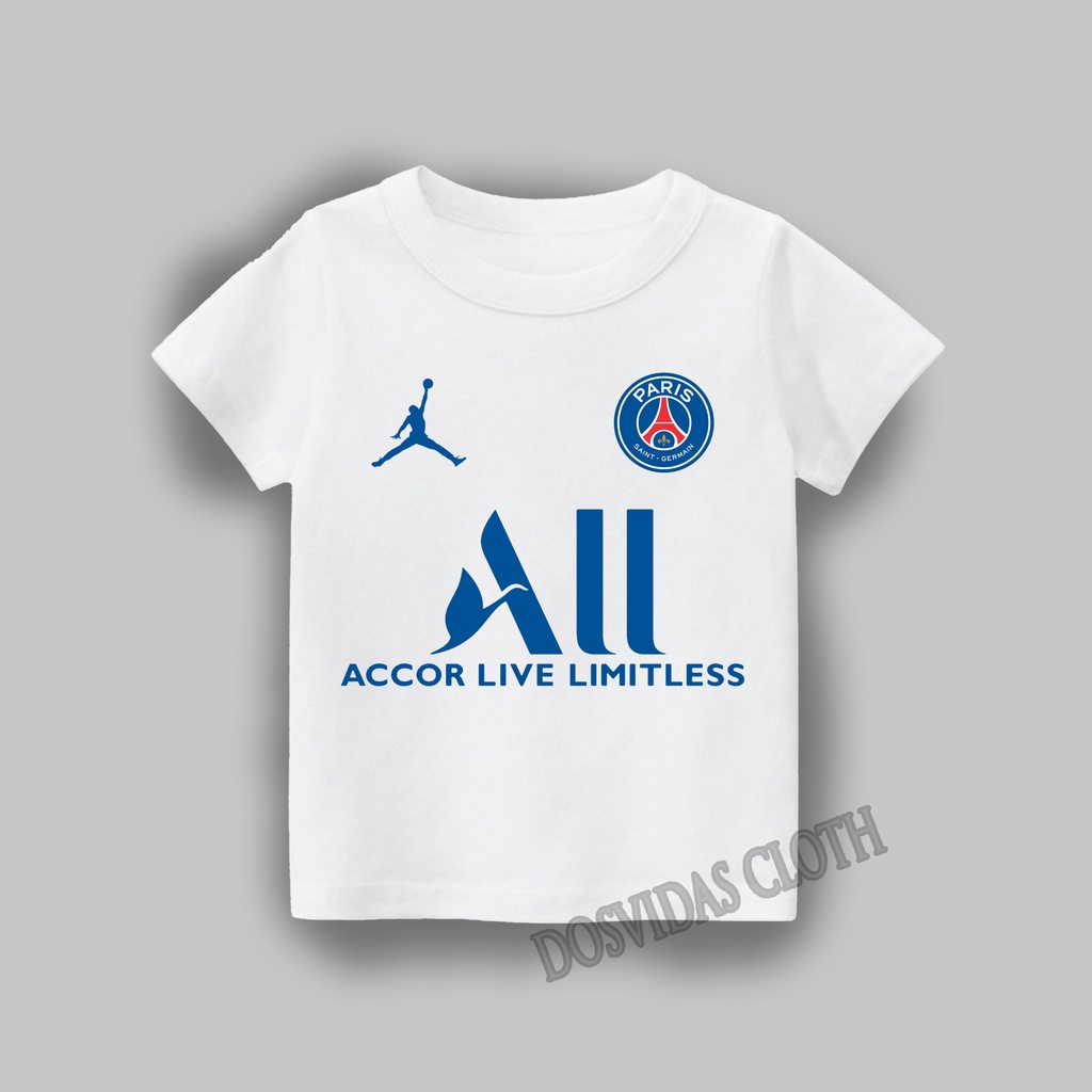 Kaos Anak / Baju Anak / Tshirt Anak BOLA Motif PARIS SAINT GERMAN KEREN BERKUALITAS PSG
