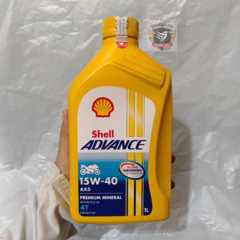 OLI SHELL ADVANCE 15W-40 AX5 4T 1L