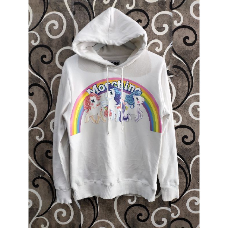 hoodie moschino second / preloved