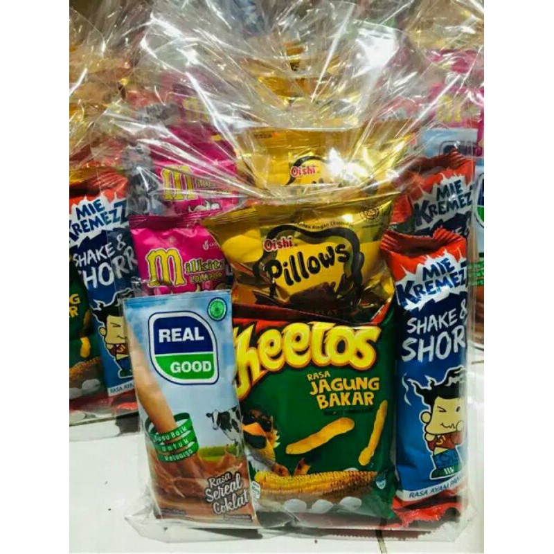 

paket snack ulang tahun / bucket snack / paket snack murah / snack murah