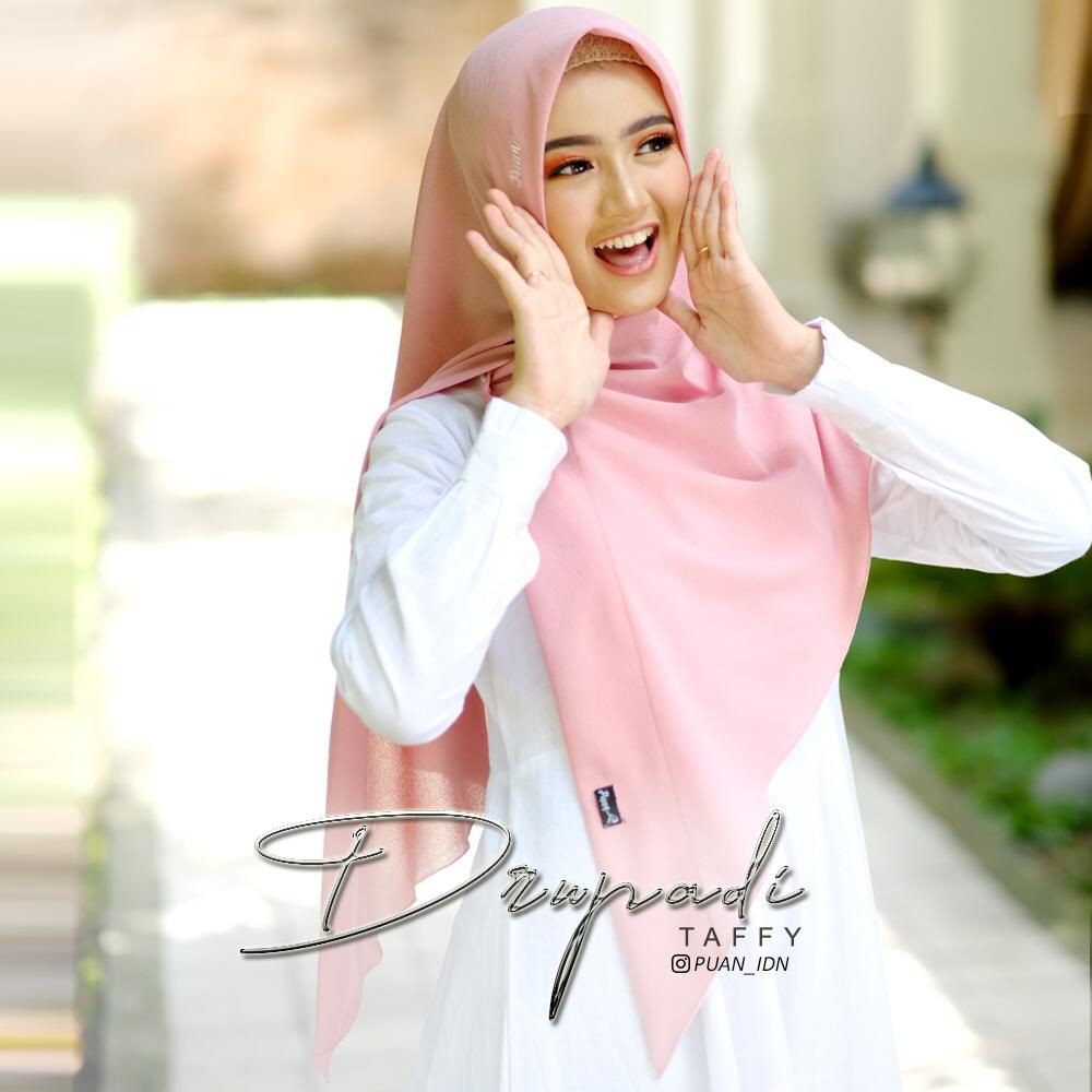 Jilbab Bergo Khimar Instan Hijab Dewasa Drupadi standar Original Produk Puan bahan Diamond