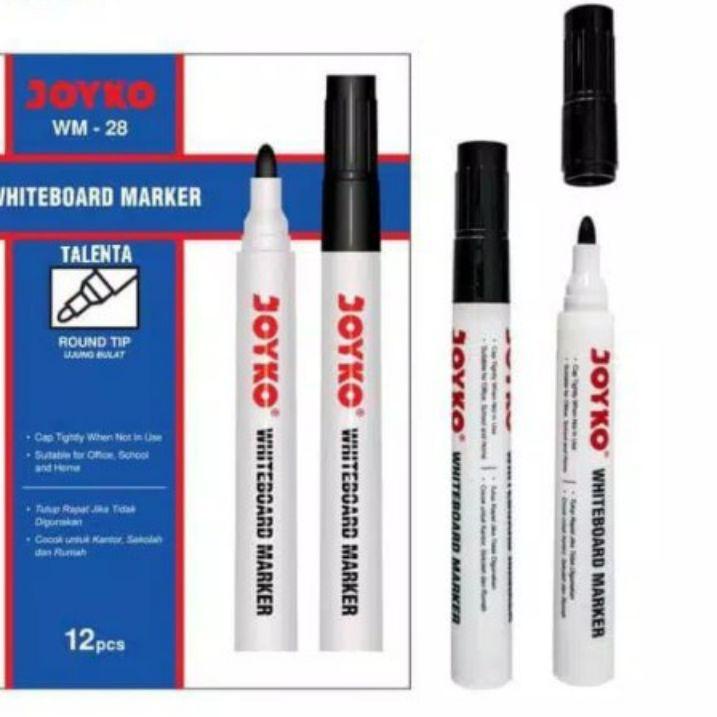 

Kirim LANGSUNG ✤ Spidol Whiteboard Joyko WM-28 ( 12 pcs )'