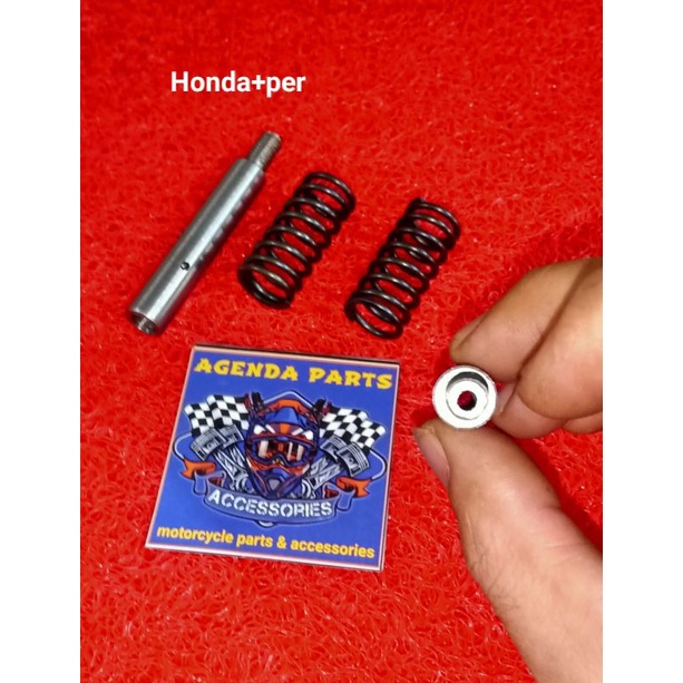 SULING PENINGGI SHOCK DEPAN HONDA BEAT VARIO- HONDA BEBEK BAHAN GRADE A LUBANG TEMBUS +PER REBOUND ANTI JEDUK 1SET