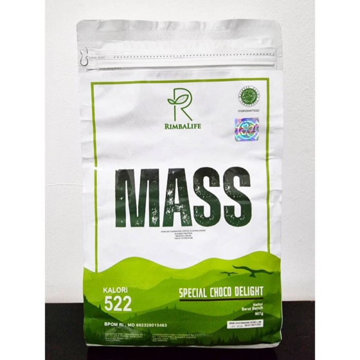 (Bonus Shaker/Sample) Rimbalife Rimba Mass 2 lbs 900 Gram