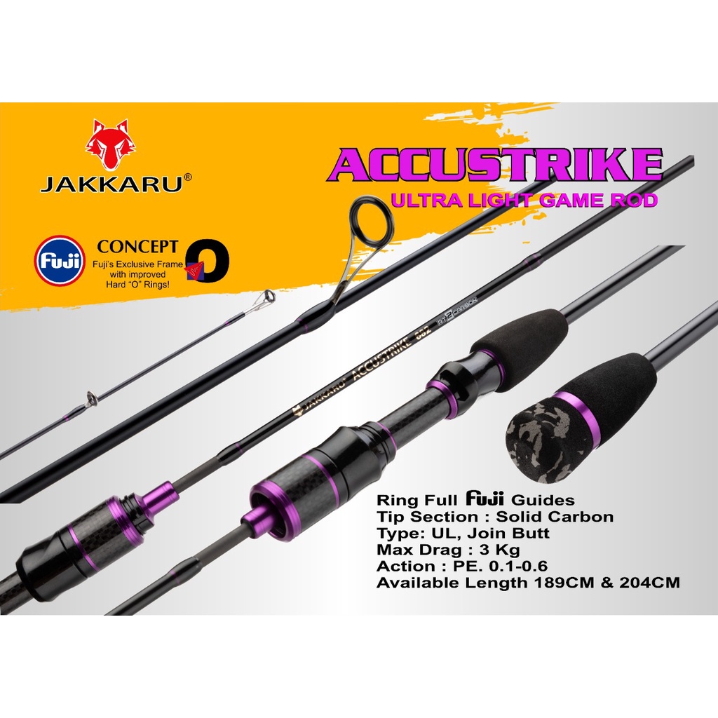 JORAN UL JAKKARU ACCUSTRIKE SOLID CARBON (RING ALL FUJI) 632