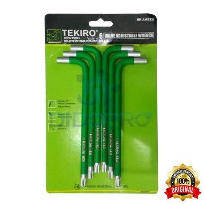 Kunci L Bintang T40 TEKIRO Kunci T 40 Stel Klep Harga Satuan HIJAU