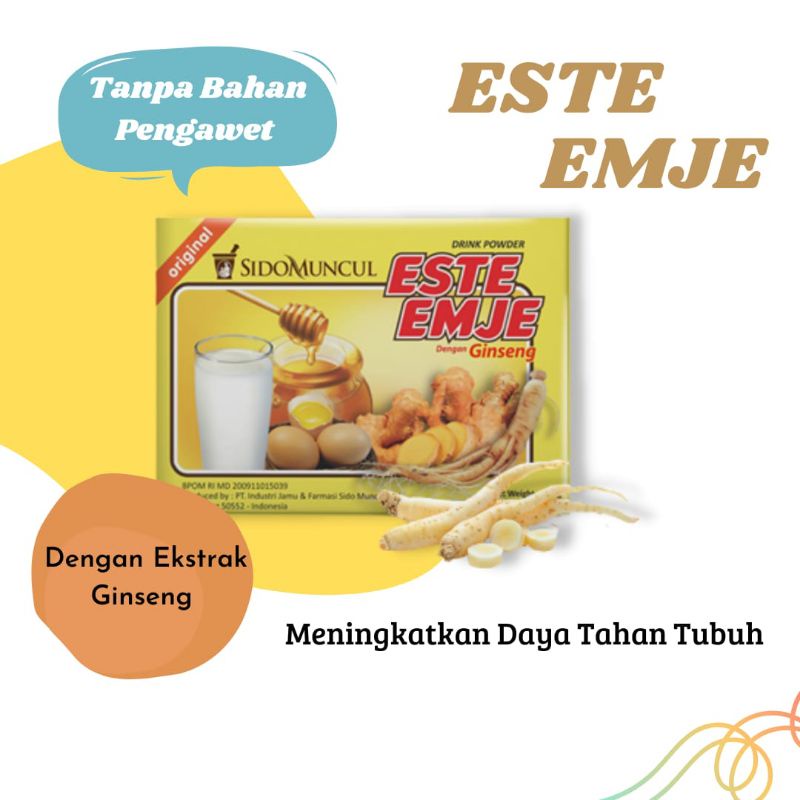 

Esteemje Sido Muncul (5pcs) @150gr