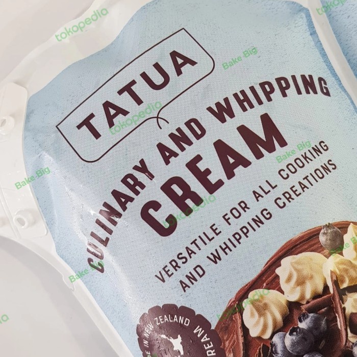 

Tatua Culinary Whipping Cream 1 ltr - BARU