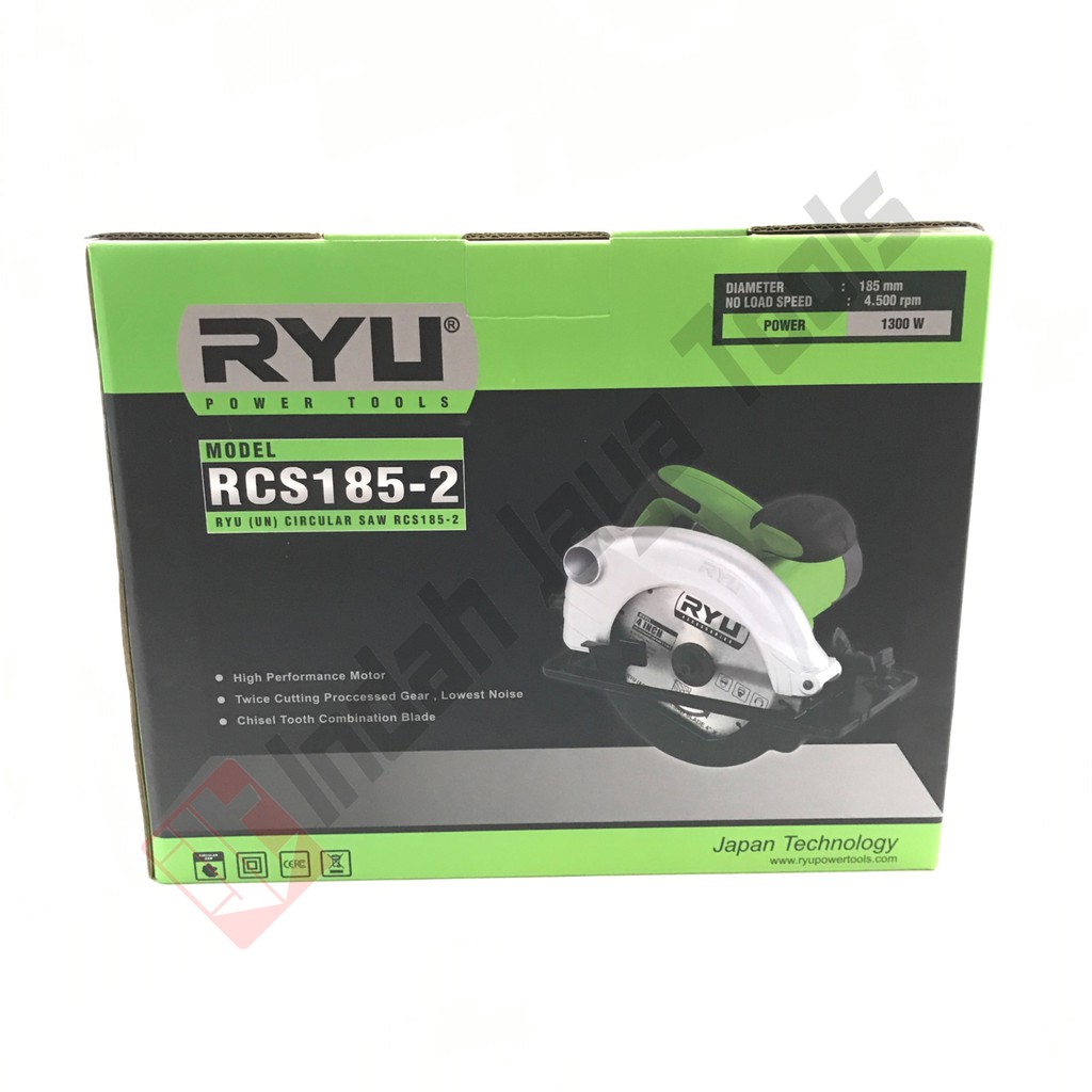 RYU RCS 185-2 PREMIUM Mesin Circular Saw 7 Inch - Gergaji Potong Kayu