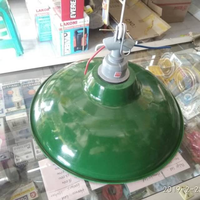 Kap dan Fitting Fiting Gantung lampu luar Jalan WD E27 Satu 1 Set