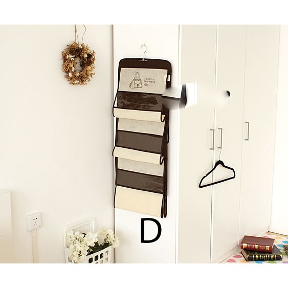 Hanging Bag Storage / Tempat Penyimpanan Tas Gantung 3 Susun