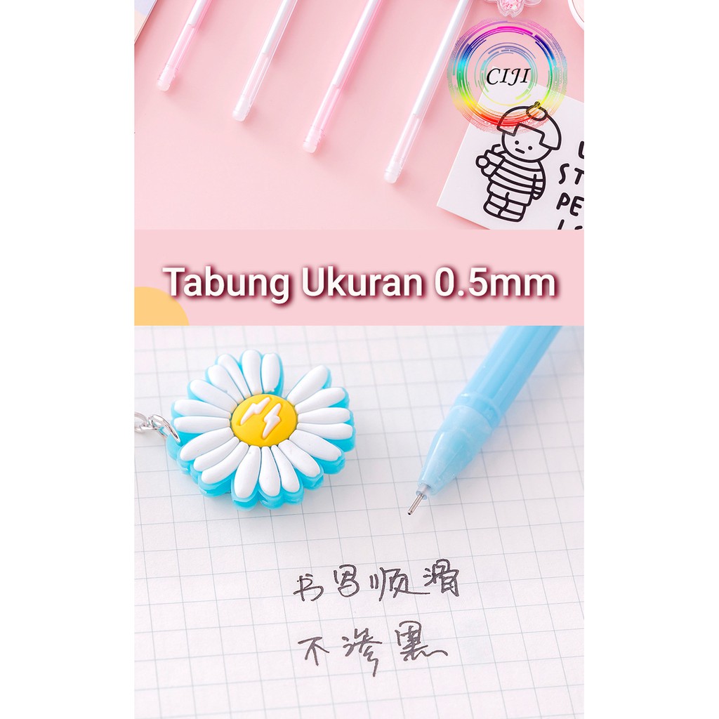 CIJI Pulpen Gel 0.5mm Dengan Berbagai Macam Motif Gantung Lucu dan Unik [1pcs Kirim Random]-3