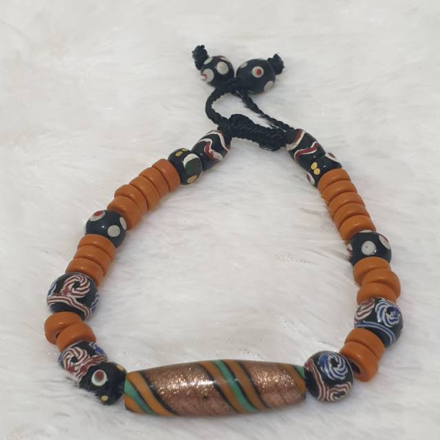 Ethnic bracelet / gelang etnik dayak beads asli Kalimantan