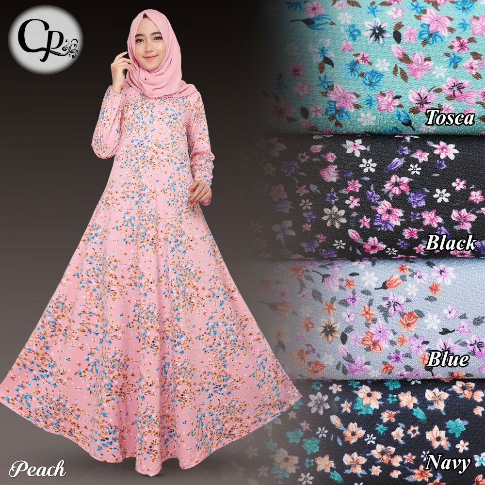 Gamis Non Katun NK-152 misbee maxi dress