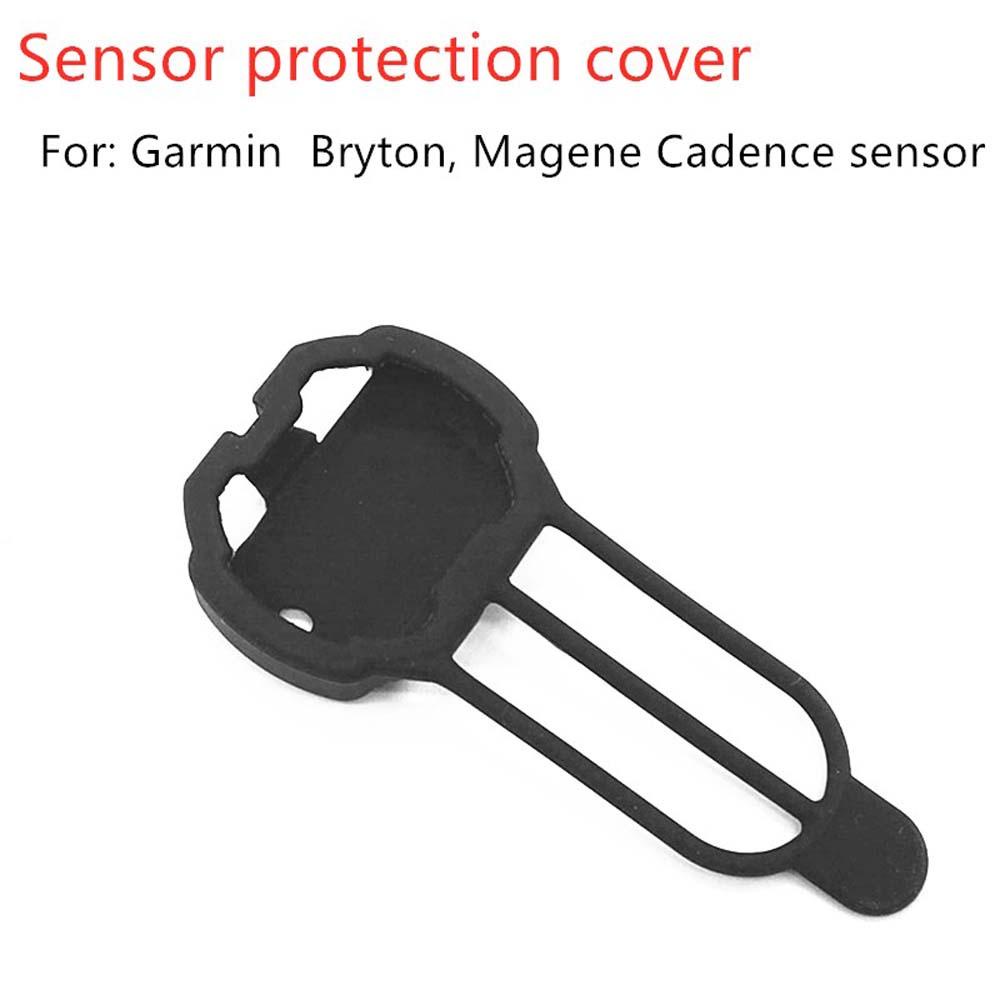 Lanfy Cover Pelindung Sensor Irama Sepeda Hitam Sensor Irama Untuk Garmin Silikon Speed Cadence Pelindung Case