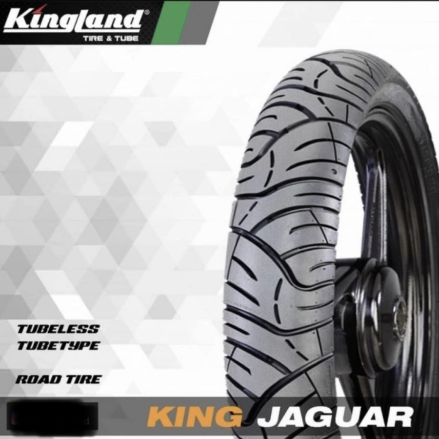 Ban Motor Tubeless Kingland Jaguar 80/90 17 ban motor bebek tubless kingland 80/90 ring 17