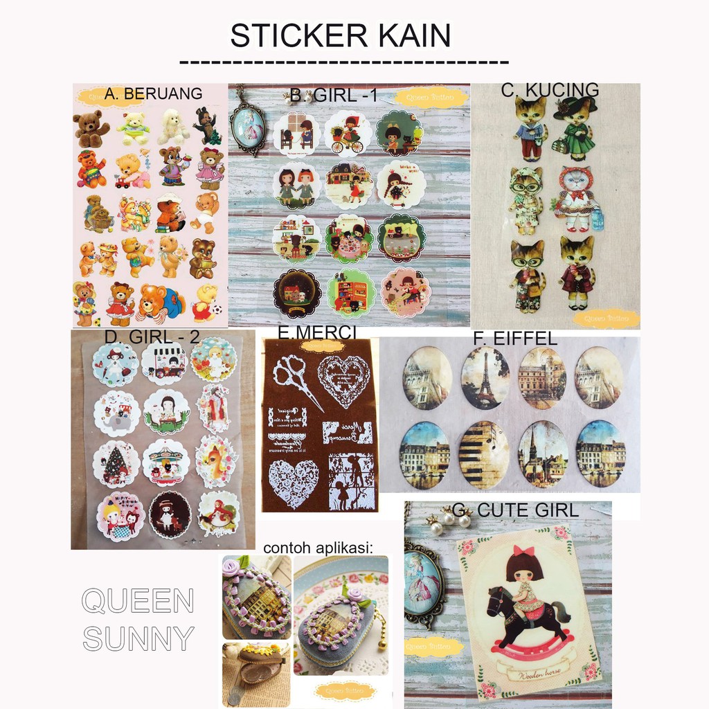 

DIY Sticker Kain (Heat Transfer) Hiasan Kain Tempelan Kain