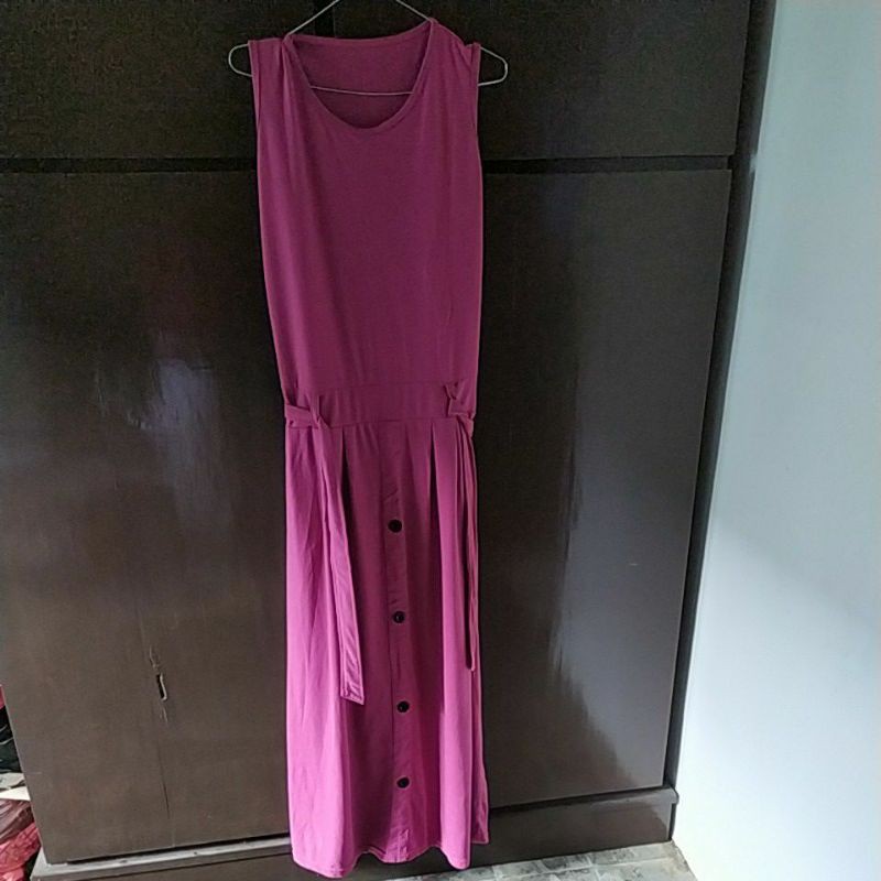 Preloved Gaun Ungu Tangtop