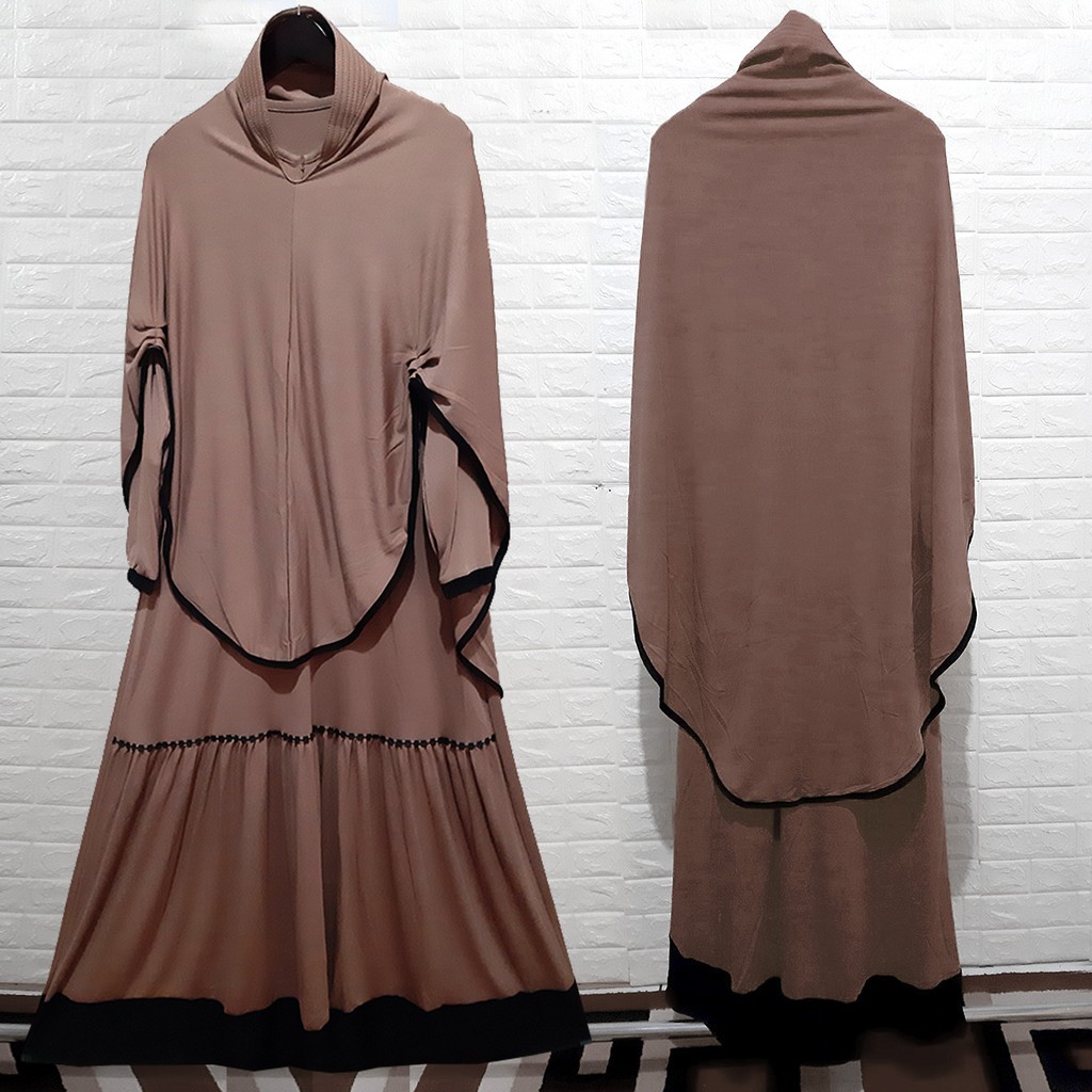 Gamis Syar'i Busui HAYZA Bahan Airis Melar - Busana Muslim Wanita