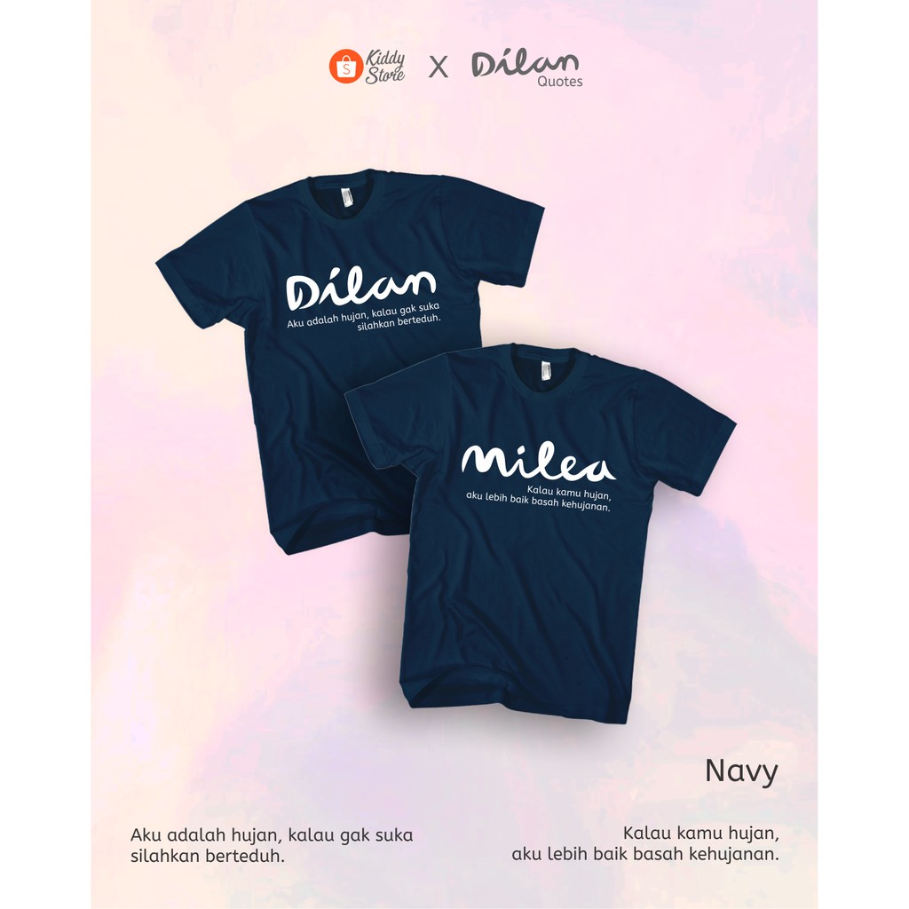 Kaos Dilan Milea Bundle Extra Bonus Edisi Khusus 1212 Shopee